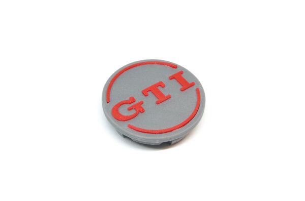 Wheel center caps GTI red & gray