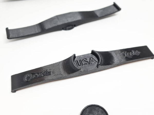 Magnetic brackets for USA license plates